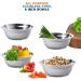 Wealers Stainless Steel Plate and Bowl Set - Portable Dinnerware for Camping and Outdoor Activities - Buy Online on GoSupps.com