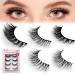 Natural Cat Eye Lashes 5 Pair - Fluffy Mink Wispy False Eyelashes 3D Anime Strip Lashes Individual Mixing Styles for Extension (Glue Required) by VEDA TINDA 08 08-Romantic Liaison