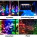 RGB Solar Pond Lighting - IP68 Waterproof Solar Underwater LED Lights for Garden & Patio - 5 Set - Buy Online on GoSupps.com
