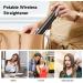 Cordless Hair Straightener - Portable Flat Iron 3 Temp Settings 20S Fast Heating Long-Life Battery USB Rechargeable - Travel Size - Black - Buy Online on GoSupps.com