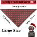 Unique Christmas Dog Towel - Adjustable Washable Cotton Latz in Red & Green for Small & Medium Dogs & Cats - Buy Online on GoSupps.com