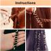 Spiral Dreadlocks Hair Beads - Metal Hair Cuffs for Braiding - Rose Gold Hair Accessories for Women & Men - Perfect for Music Festivals & Hip Hop Parties - Buy Online on GoSupps.com
