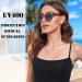 ZXYOO Bifocal Sunglasses for Women - 3 Pack UV400 Sun Readers Glasses with Spring Hinge - 2.5x Magnification - Buy Online on GoSupps.com