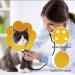 2 Pcs Cat Recovery Collar Soft Adjustable Dog Cat Elizabethan Collars Cones Pet Cone Collar Prevent from Licking Wounds After Surgery Comfortable Lightweight Collar for Pet Kitten and Puppy - Buy Online on GoSupps.com