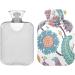 NAANLE Ethno Paisley Bird Transparent Hot Water Bottle - 1L Heating & Cooling Solution for Back Pain Relief Hand & Foot Warmer Neck Warmth Therapy - Buy Online on GoSupps.com