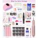 DouborQ Electric Nail Kit with UV Nail Lamp and Manicure Tools - Perfect Starter Set for Beginners - Acrylic Nail Art Supplies Included - Buy Online on GoSupps.com