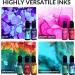24-Piece Alcohol Ink Set - Highly Saturated, Acid-Free & Fast-Drying Inks for Tumblers, Resin Art, Glass & Metal - Buy Online on GoSupps.com