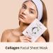 Rael Collagen Face Masks - Bamboo Facial Sheet Mask with Fruit Extracts | Nourishing & Moisturizing for All Skin Types | 5 Sheets - Buy Online on GoSupps.com