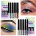 Glitter Eyeliner Waterproof Liquid Pencil Set - Bold Colors Eye Makeup Pen for Long-Lasting Effects - Women's Gift - Buy Online on GoSupps.com