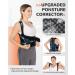 Upgrade Posture Corrector for Men & Women - Ergonomic Back Brace for Pain Relief & Lumbar Support | Adjustable & Breathable Design - Buy Online on GoSupps.com
