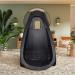 AW Black Portable Spray Tanning Tent Pop Up Booth | Sunless Waterproof with Clear Window & Carry Bag | 49x45x84 - Perfect for Makeup & Painting - Buy Online on GoSupps.com