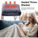 JEXTOU Heated Scarf - USB-Powered Electric Scarf with 3 Temperature Levels & Digital Display - Warm Plush Blanket for Legs & Shoulders - Buy Online on GoSupps.com