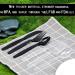 150 PCS Black Plastic Silverware Set- Disposable Cutlery for Parties, Weddings, and Picnics - Includes 50 Forks, Spoons, and Knives - Black - Buy Online on GoSupps.com