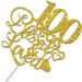 Tenhaisi Gold Glitter 100 Years Blessed & Loved Cake Topper - 100th Birthday Cake Topper -100 and Fabulous Birthday Cake Supplies - 100th Birthday Anniversary Party Decoration - Buy Online on GoSupps.com