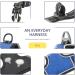 HEELE Large Dog Harness with Soft Padded Handle, Reflective, No Pull Design - Blue, Size L - Buy Online on GoSupps.com