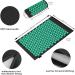 Acupressure Set - Relaxation Mat & Pillows for Back Pain Relief Head & Neck Pain Energy Points Stimulation - Negro y Verde Claro - Buy Online on GoSupps.com