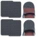 JL-Group Non-Slip Shoe Pads  Adhesive Shoe Sole Protectors  Shoe Repair Rubber Heels  Anti Slip Cushion Replacement Kit - 2pairs (Black) Black (2 Pairs)