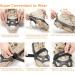 Sportneer Hiking Spikes - 19 Stainless Steel Crampons for Boots - Anti-Slip Ice Grips for Men and Women - Ideal for Hiking, Climbing, Fishing - Black Large - Buy Online on GoSupps.com