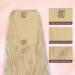 32 inch Drawstring Ponytail Extension for Women - Long Curly Corn Wavy Synthetic Hairpiece in Natural Blonde - Ideal for Daily Use and Parties - Buy Online on GoSupps.com