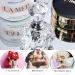 H&D Clear Art Carved Crystal Mini Refillable Perfume Bottle - 5ml (Set of 3) - Elegant Travel Size Fragrance Containers - Perfect Gift Idea - Buy Online on GoSupps.com