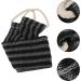 Fomiyes Bathing Sponge & Back Shower Brush - Exfoliating Body Brush for Men & Women - Low Wing Black - Buy Online on GoSupps.com