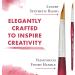 Princeton Velvetouch Series 3950 Petal Paint Brush - Ideal for Acrylic, Oil, and Watercolor - Buy Online on GoSupps.com