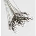 20pcs Baitholder Fishing Hook Rigs with Nylon Coated Wire Leader and Swivel 6.5inch - Buy Online on GoSupps.com