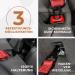 30-95cm Wuglo Dog Car Belt | Adjustable Safety Snap for Pet in Child Seat | Universal Fit Red Dog Buckle - Buy Online on GoSupps.com