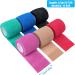 12 Roles Self-Adhesive Cohesive Bandage - Elastic Sports Wrap for Athletes | 6 Colors 5cm x 4.5m - Buy Online on GoSupps.com