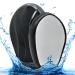 Oralfree Reusable Crystal Hair Eraser - Painlessly Remove Hair and Exfoliate Your Skin with Ease for a Smoother Softer Skin Black