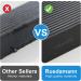 Ruedamann 0.8 Rise Threshold Ramp - 1500 LBS Capacity - Non-Slip Solid Rubber Ramp for Wheelchairs and Scooters - 35.4 Wide - Buy Online on GoSupps.com