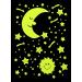 Luminous Stars Sky Moon Sun - Self-Adhesive Glow-in-the-Dark Decals for Kids' Rooms - Buy Online on GoSupps.com
