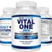 Arazo Nutrition Vital One Multivitamin for Men Daily Wholefood Supplement - 150 Vegan - Buy Online on GoSupps.com