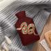 Jeweled Snake Hot Water Bottle - Plush Cover Hand Warmer for Adults & Kids | 26.5x15.3cm - International Shipping Available - Buy Online on GoSupps.com