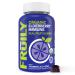 Fruily Organic Elderberry Immune with Vitamins C & D Zinc Mixed Fruit 50 Gummies