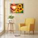 Reofrey Love Sunflower DIY Diamond Painting Kit for Adults - Full Drill Round Rhinestone Cross Stitch Embroidery - 30x40 cm - Buy Online on GoSupps.com
