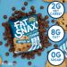 Fat Snax Low-Carb Soft Baked Keto Cookies - Chocolate Chip (Pack of 12) | Almond Flour, Gluten-Free, Low Sugar Snack | 2g Net Carbs, 8g Fat - Buy Online on GoSupps.com