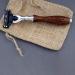 Personalised Wooden Shaving Set | 3 Blades Brush & Soap Dish in Gift Box - Perfect Gift for Him - Buy Online on GoSupps.com