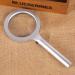 Handheld Glass HD Reading Mirror 20 Times Glass 90MM Optical Glass Large Lens Metal Frame Magnifier for Reading Made in China - Buy Online on GoSupps.com