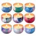 Hausware Scented Candles Set of 9 9 2.2oz Natural Soy Wax Candles Aromatherapy Candles Essential Oils Relaxation Gifts Set for Mother