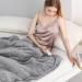 Buy Coriwell 180x130 cm Flannel Thermal Blanket - Electric Heating Blanket with Auto Switch-Off 3 Temperature Settings Washable & Safe for Bed - Gray - Buy Online on GoSupps.com