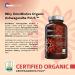 Organic Ashwagandha Capsules 1300mg with KSM-66 Extract - 120 Vegan Capsules for Natural Stress Relief - Buy Online on GoSupps.com