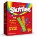 Skittles Singles To Go Variety Pack, Powdered Drink Mix, Zero Sugar, Low Calorie, Includes 4 Flavors: Green Apple, Strawberry, Grape, Orange, 1 Box (30 Single Servings) Original Variety Pack 30 Count