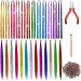 1440 Strands Hair Tinsel Kit with Tools Glitter Hair Extension Tinsel 26 Pieces 13 Colors Feather Hair Extensions Heat Resistant Synthetic Hair with 200 Micro Ring Beads for Women Cosplay Party Supply