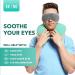 Microwave Activated Warm Eye Compress for Dry Eyes, Blepharitis & Stye Treatment - Reusable Gel Mask for Puffy Eyes, Dark Circles & Hangovers - Buy Online on GoSupps.com