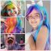FCXQG 10 PCs Hair Chalk Set for Kids Temporary Hair Color with 10 Hair Cables for DIY Cosplay Parties & Birthdays - Buy Online on GoSupps.com