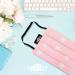 Washable 3-Layer Pink Cotton Face Mask | Made in UK | White Stars | Washable Over 100 Times - Buy Online on GoSupps.com