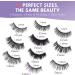 SENSIVO_GER magnetic eyelashes with eyeliner (10pcs) False Eyelashes Natural Look False Lashes Magnetic Lashes Eye Lashes Sets Pack Fake Eyelashes Magnetic Lashes Multipack False Eye Lashes - Buy Online on GoSupps.com