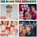 Colorful Feather Headband Fascinator Headbands Cosplay Hair Bands Carnival Party Headdress Rainbow Headband Feather Headdress Costume for Easter Day Wedding Halloween Party (Bright Color) - Buy Online on GoSupps.com
