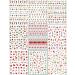Christmas Nail Stickers 9 Sheets Self-Adhesive Nail Decal Snowflake Santa Claus Hat Red Nail Art Decoration Design Supplies - Buy Online on GoSupps.com